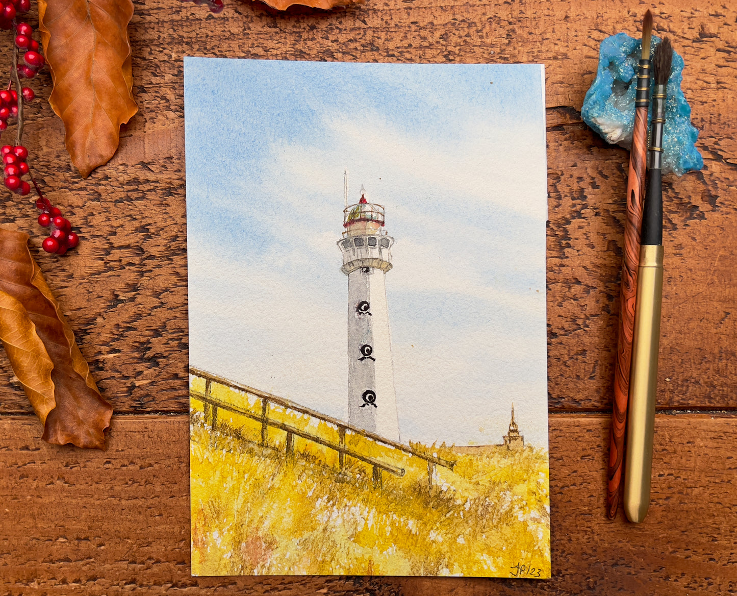 Lighthouse in the sunshine