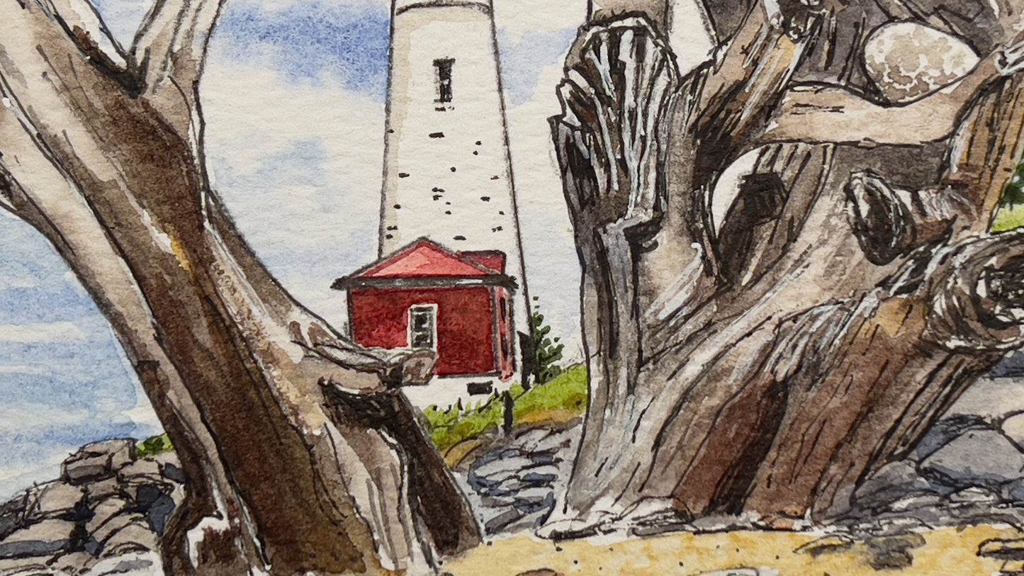 Lake Superior, MI Crisp Point Lighthouse