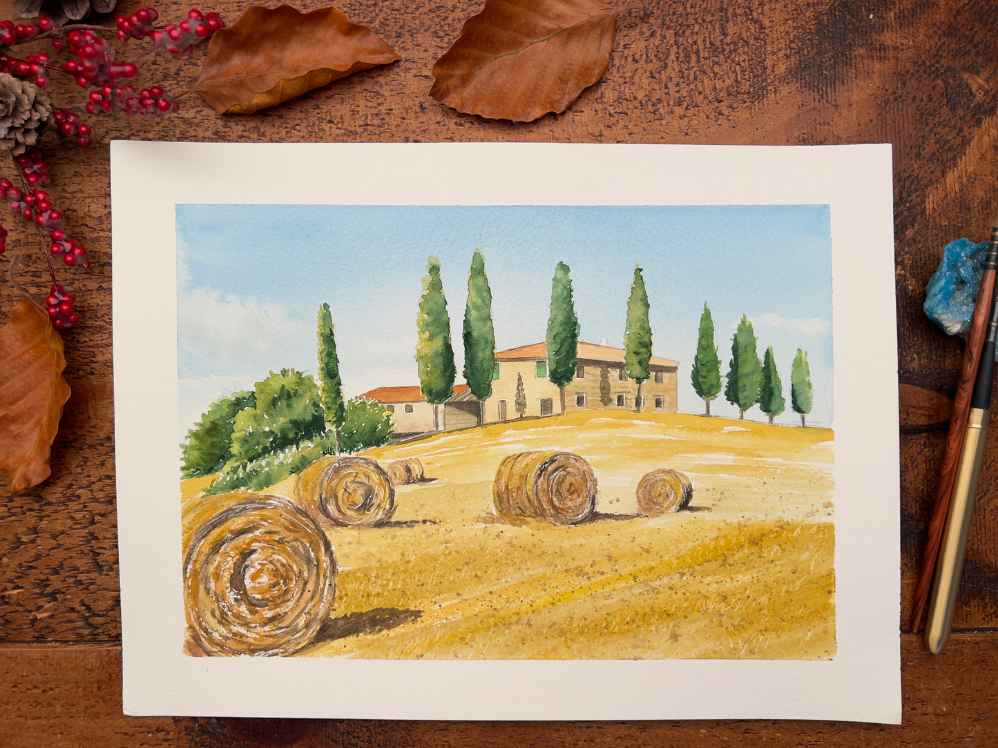 Rolling hills of Italy