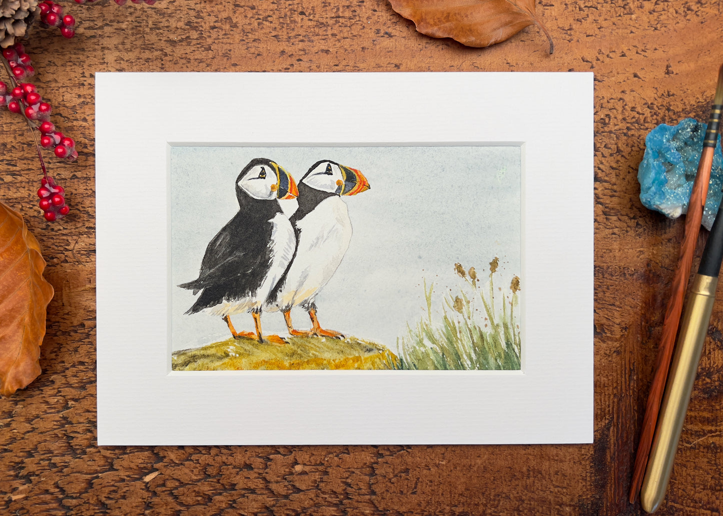 Pair of Puffins