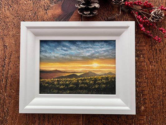 Mountain sun