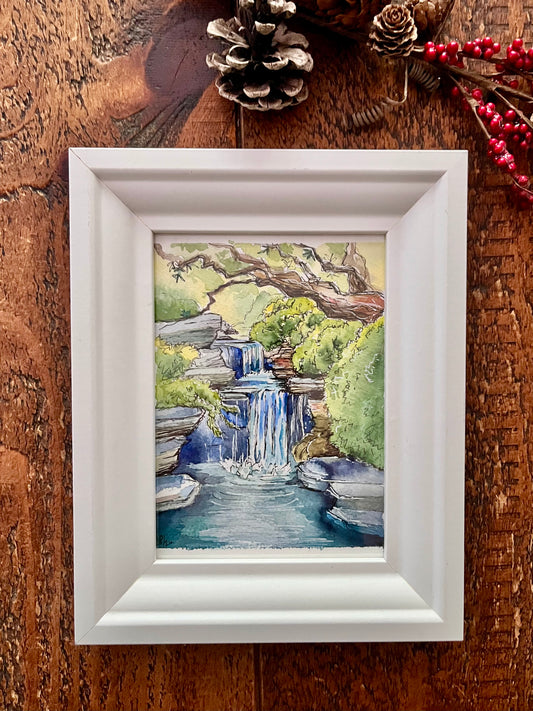 Waterfall illustration