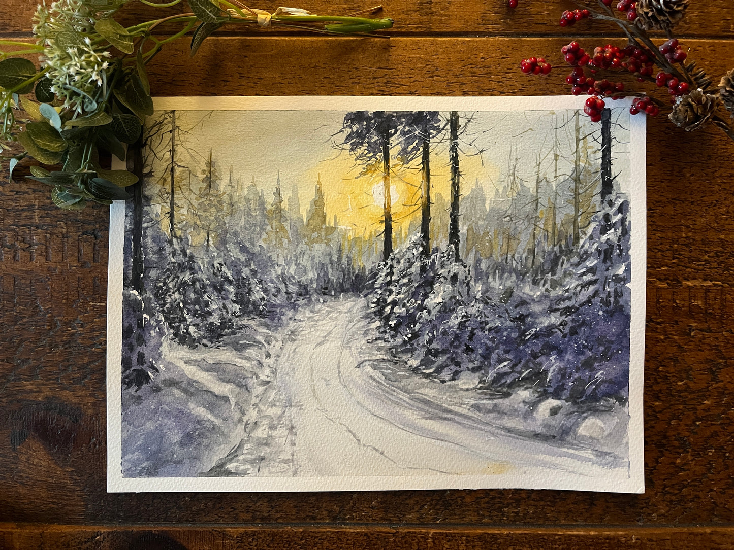 Winter snowscape